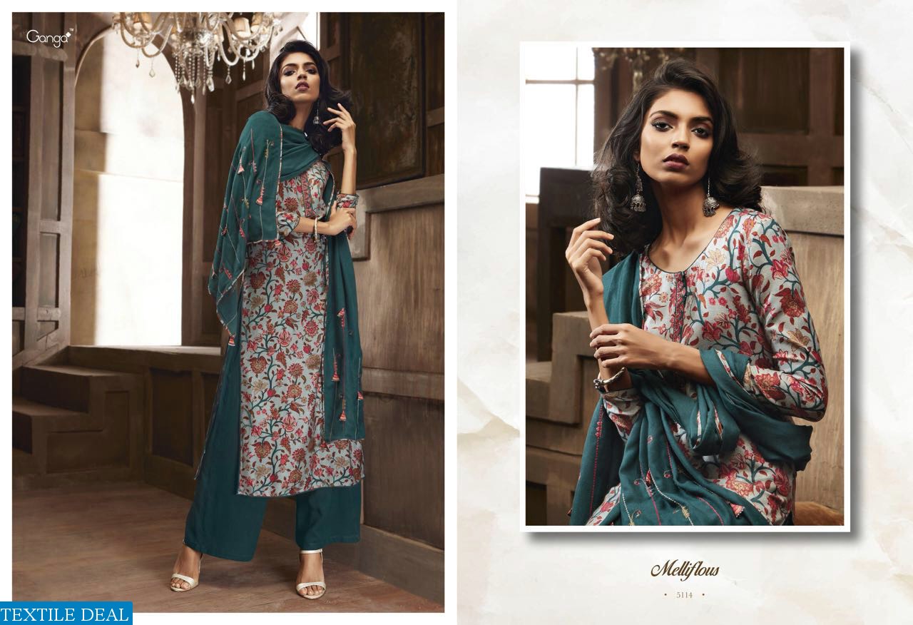 Ganga Melliflous Wholesale Causal Salwar suits